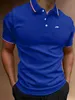 Heren polos heren zomer katoen poloshirt top y240510iiza