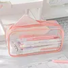 Sacs cosmétiques sac transparent PVC Femmes Zipper Makeup Beauty Case Travel Make Up Organizer Storage Toitrage Wash Crayon