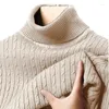 Herrenpullover Herbst/Winter Rollkragenpullover Hemd verdickte Pullover Business Pullover -Kleidungsstricken