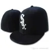 Бейсбольные кепки White Sox Женщины мужчина Gorras Hip Hop Street Casquette Bone Fitted Hats5891756