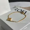 designer bracelet jewelery Hollow loewve Square Bracelet Gold Plated Luxury Design Sense Geometric Circle Handicraft Women