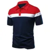 Men's Polos Mens Polo Couleur de mode correspondant à Slve courte pour hommes Business Casual Style Top Journey Daily Wear Mens Polo Polo Y2405103ADY