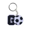 Keychains lanyards sportvoetbal sleutelhanger hanger PVC zachte lijm DIY Decoratieve buckle Backpack Amazon Gift Groothandel