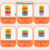 Enfants Nombres magiques Digital Cube Toy Montessori Puzzle Game Enfants Enseignement éducatif Math MATH MAGNÉTIQUE BLOC CALLUPER Game 240509