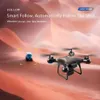 DRONES 4K HIFFINITION WIFI FPV DRONE TÉLÉCORÉE AVEC LA PRESSION D'AIR FIXE Mode sans tête Image de photographie aérienne suivant RC Four Hélicoptère Toy D240509