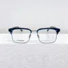 Okulary przeciwsłoneczne ramy Vintage kwadratowe klapki na okulary dla mężczyzn M-97 Serie Serie Series Half Frame Rzemiosło żółwia