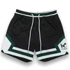 Shorts masculinos verão masculino shorts esportivos de fitness shorts de tendência de secagem rápida calças de basquete soltas calças esportivas j240510