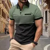 Heren Polos 2024 Zomer Nieuwe polo Kraagknop Kraagknop Solide groot shirt Mode Casual top S-3XL Q240509