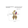 Stifte, Broschen Brosche Band Zeichenzeichen mit russischer Flagge Saint George Victory Day Revers Pin Festliche Geschichte Memory Symbol Pins GC135 DHSLR