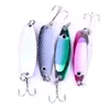 Esche esca Hengjia 50pcs cucchiaio da pesca da 6,5 g 5 cm Spinner e Sier/Spinner mticolore ESCA HARD Colorf Metal Drop Delivery Sports Outd Otawt