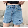 Merk shorts designer broek vrouwen dames shorts jurk mode logo broek pure katoenen denim stof korte zomer strand vakantie jeans 10 mei