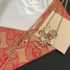 Designer Pendant C-Letter Halsbands smycken Högkvalitativ kopparhalsband Pärlkedjor Kvinnor Trendiga Personlighet Bröllop Julpresent