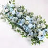 100 cmartificiel Row Flower for Wedding Supply Silk Rose Peony Wall Dethropment Arch Fake Flowers Decoration DIY 240510