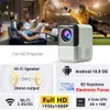 Проекторы 4K Portable Mini Led Video Beam Интеллектуальный домашний театр проектор 5G Wi-Fi Bluetooth Беспроводной высокопроизводительный проектор J240509 J240509