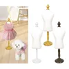 Hundkläder modeklänning från mannequin display stativ rack dollmodell för husdjurskläder miniatyr sömnad