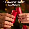 4PCSSet 36ML S Glass Drinking Cup Creative High Quality Plastic Sgun Bullet Shape Water Wine Glass Party Drinkware Gift 240402
