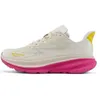 Clifton 9 Mens Running Shoes Run Hok Hola One Cliftons 9s Sneaker Woman Trainer Triple White Black Free People Dusk Pink Nimbus Size 36 - 46