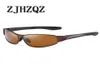 Fashion Vintage Mens Pilot Polaris Sunglasses Retro Outdoor Sport Driving UV400 Protection Eyewars Black Brown Yellow Lens9734452