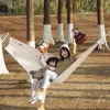 Kampmeubilair slapen buiten hangmat camping hangende schommels volwassenen vouw lounge vrije tijd geschorst silla colgante benodigdheden