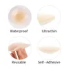 BROST PAD återanvändbar silikon Soft Pad Cover Invisible BH klistras in med Baby Band Female Breast Sticker Q240509