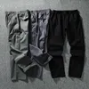 Herenbroek Herenbroeken Casual joggingbroek met elastische taille ritssluiting Katoenjack van hoge kwaliteit werkbroek J240507
