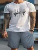 Tshirtshorts à manches courtes pour hommes 240430