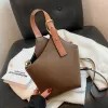 Bolsas de bolsas de balde vintage bolsas de couro para crossbody para mulheres 2021 bolsas simples de verão e bolsas femininas