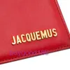 Delicate luxe Jaq Designer Tote Bag Red Kalf Leer Satchel Solid Color Modieuze textuur Een schouder Kleine handtas