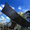 Black Shade Net Anti-UV Tissu de soleil Sunshade Outdoor Piscine Couverture HDPE Balconie de jardin