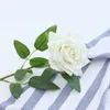 Kwiaty dekoracyjne białe zwinięte sztuczne kwiat róży gałąź gałąź ogród ogród na zewnątrz stół do salonu akcesoria walentynkowe prezent po