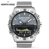 Uomini Sport Sports Digital Watch Mens Watchs Army Military Luxury Full Steel Business Impossibile 200m Altimeter Compass North Edge 210609 246f