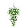 Decoratieve bloemen 81mesh eucalyptus kunstmatige plastic plant voor thuismuurhangend kerstboom bruiloft tuin arch diy decoratie