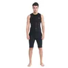 Frauen Badebekleidung Männer 3mm kurze Tauchhosen Sport Neopren Weste Anzug Ultra -elastischer Schnorcheln warmer Strand Surf Neoprenanzug Mann