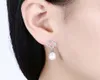 Boucles d'oreilles de mariage Brides Demoud Brides Dmides Bridal Boucles d'oreilles réelles Real 18K Platinum plaqué Amazon Vendre des oreilles Charmes Nickle 9525785