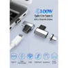 3.1 C magnetische adapter 100W Type C-kabel naar USBC 24-PIN 10GBS Data Transmission 4K Video Display MacBook Connector