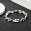 Bracelet en argent sterling populaire européen 925 Bracelet des hommes et femmes Bracelet GG