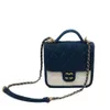 Projektant torebki Lingge Bag łańcucha gao mei patchwork dżins Nowe płótno małe kwadratowe ramię promocja