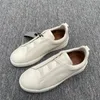 2024 Fashion design leather casual board shoes men's shoes new cowhide low-top business leather shoes men's flat driving travel shoes