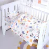 Baby beddengoed set kinderen quilt cover zonder te vullen van 1 st katoenen wieg dekbedoverdek cartoon babywieg quilt deksel 150*120 cm ademende 240509