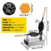 Vevor Egg Bubble Electric Waffle Maker Nit -Stick Making Machine Home Appliance Gaufriers Baking Snack Gaufres Irons 240509