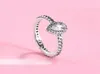925 Sterling Silber Classic Teardrop Halo Ring mit CZ Fit P Schmuck Engagement Hochzeitsliebhaber Mode -Ring für Frauen4664416