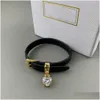 Braccialetti di fascino 2022 COLORE VINTAGE COLORE VACK PUNK DESIGN HIP-HOP DESIGN GIOIETRIO BRACHETTO NERO BRACHETTO CHARDAL CRIDOLE CRIDOLE CRIDOLE DROPLA DI LUGO DH0PM