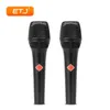 Microfoons 2PCS Dynamische microfoon KMS105 Vocale klassieke Live Wired Handheld Mic Super-Cardioid Clear Sound Stage Performance