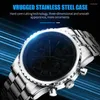 Montre-bracelets LIGE 20024 Top Men Watch Quartz Man Observateurs étanches Luminous pour Date Chronograph Sport Wristwatch