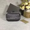 High Lady 2024 Handväska Knut Bottage Woven Clutch Venetas Hand Bags Bag Fashion Evening Event Satin Purse Small Quality Womens 8ztp