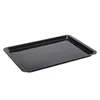NEW NEW Rectangular Carbon Steel Non-stick Bread Cake Baking Tray Oven Black Diy Pans for Kitchen 14 Inchfor Kitchen Pansfor Kitchen Pans