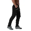 Pantalones para hombres Pantalones de carga decorativos de metal de alta calidad Hip-Hop Jogging High Street Sports Pants envío directo ABZ183L2405