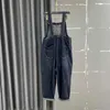 Damen -Jumpsuits ROMPERS Denim -Overall für Frauen übergroße Overalls Cross Hosen ein Stück Outfit