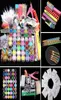 Kit d'art à ongles à paillettes en poudre en acrylique