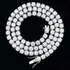 Hip Hop feinen Schmuck 5mm Sier Link Halskette GRA VVS Labor Diamant Mossanit Moissanit Chainb für Männer